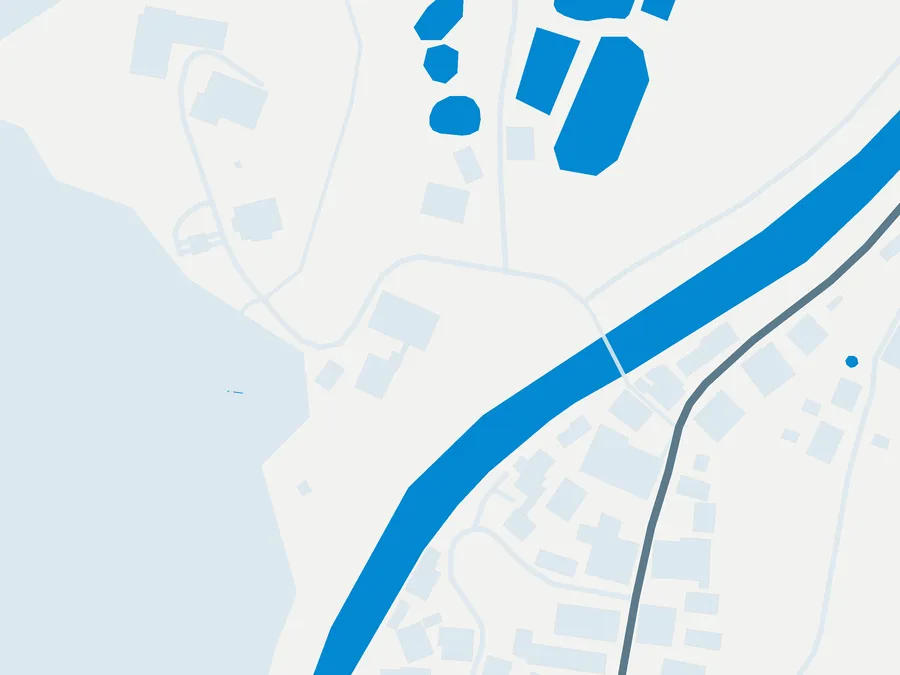 Kartenillustration der Umgebung von Forellenhof
