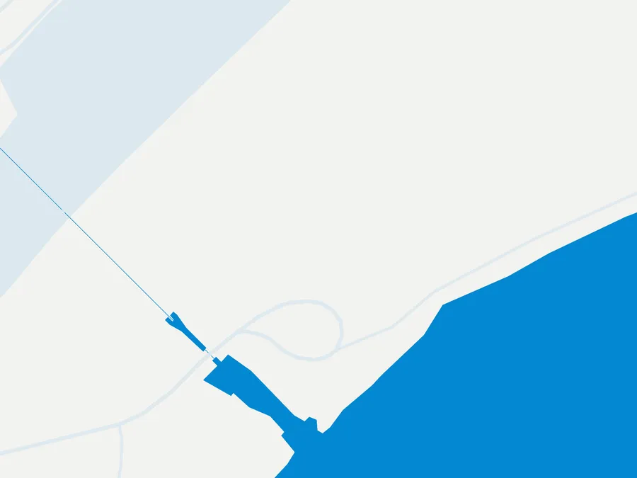 Kartenillustration der Umgebung von Fischereibetrieb Etzold