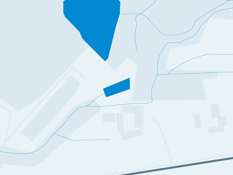 Kartenillustration der Umgebung von Forellenhof Thießen