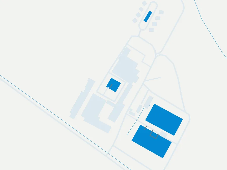 Kartenillustration der Umgebung von Forellenhof Paschlewwer Freizeit- & Ferienhof