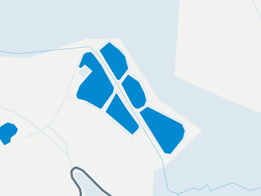 Kartenillustration der Umgebung von Angelpark Krumbachsmühle e.K.