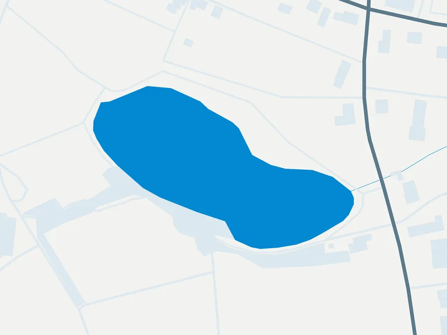 Kartenillustration der Umgebung von Weiheranlage Urbach