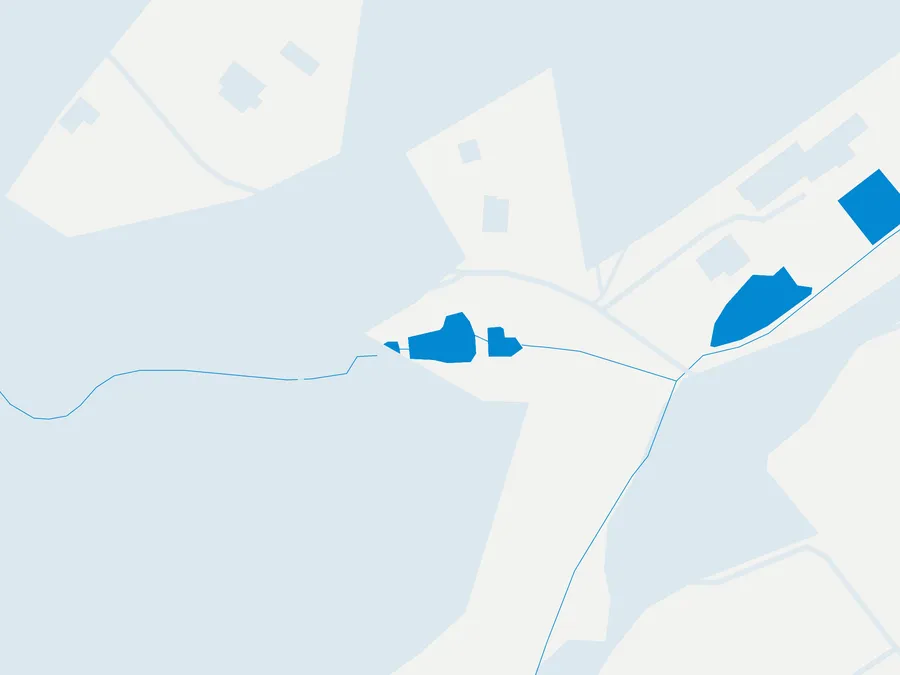 Kartenillustration der Umgebung von Angelparadies Viedt