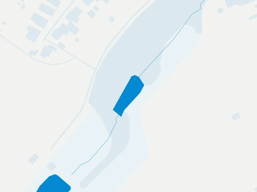Kartenillustration der Umgebung von Biesel Weiher