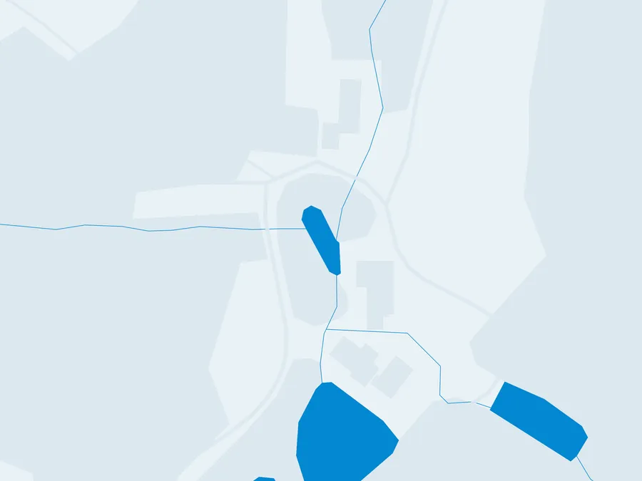 Kartenillustration der Umgebung von Angelsee Neumühle