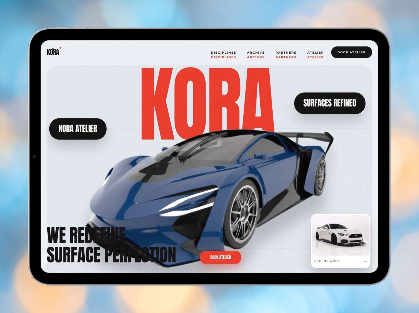 KŌRA Atelier evidence screenshot