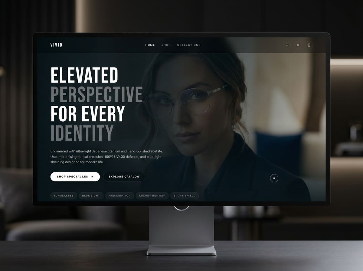 VIVID Eyewear evidence screenshot