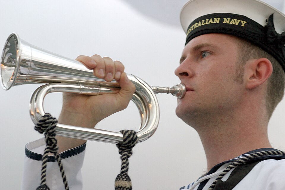 wind instrument player