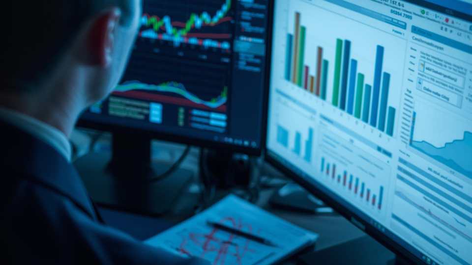 Supervisor de Call Center analizando reportes de gestión y métricas de rendimiento en tiempo real en un dashboard.