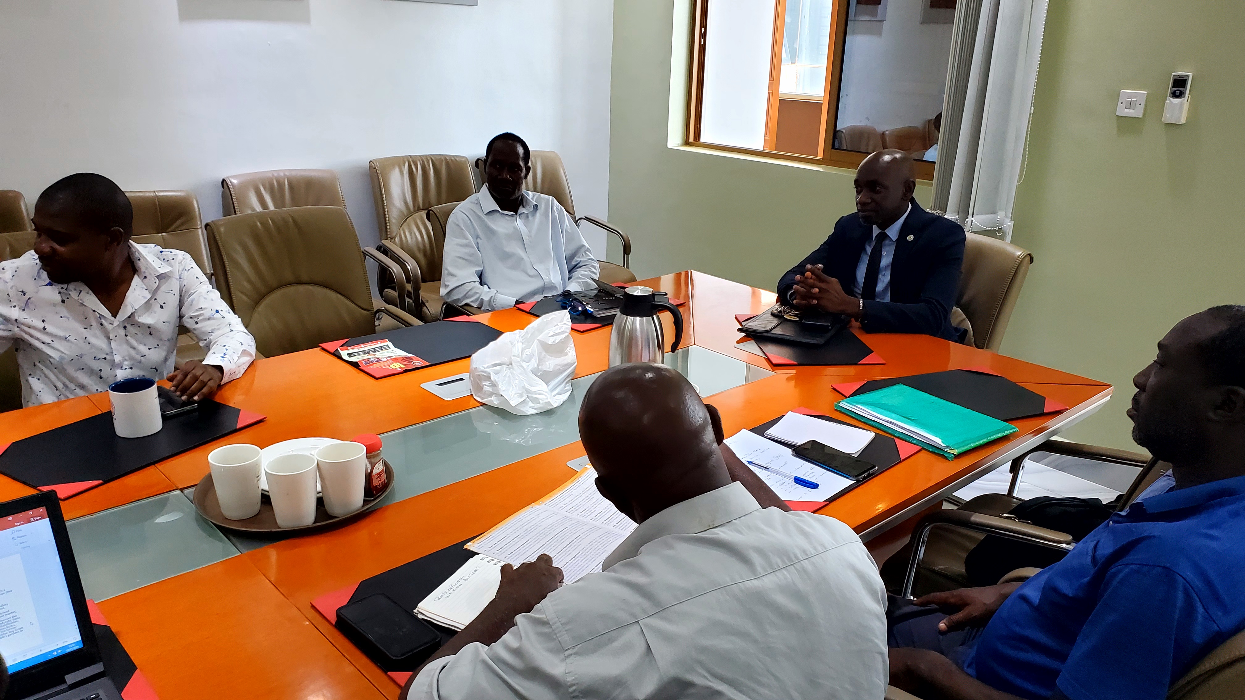 Mr. Ssenyonga addressing the committee.