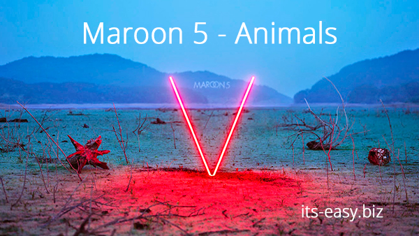 Maroon 5 — Animals (piano/guitar cover by musicits.fun)