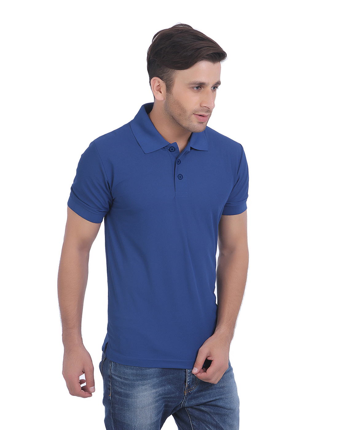 T-Shirts / Polo Collar / Honeycomb / True Navy - 3