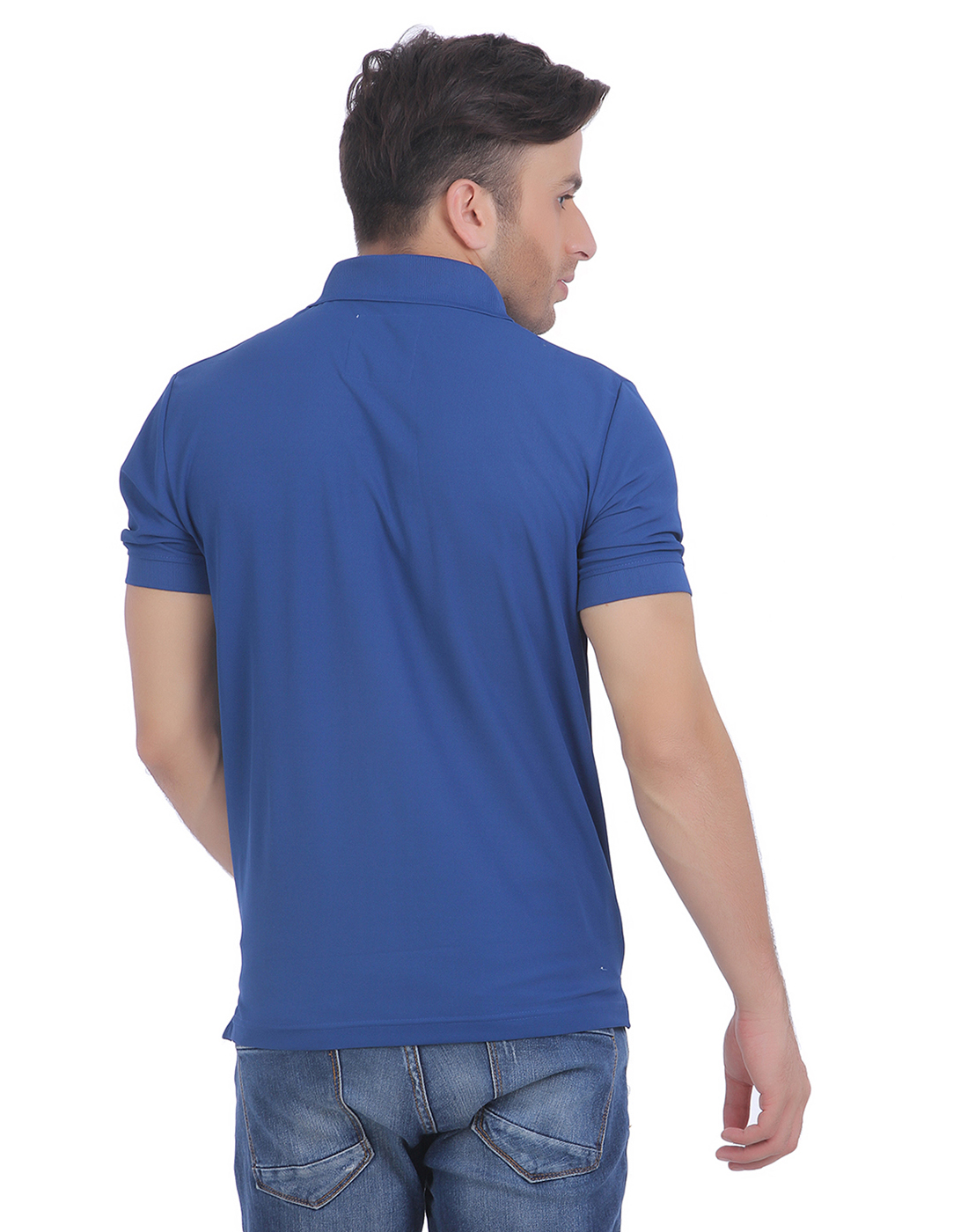 T-Shirts / Polo Collar / Honeycomb / True Navy - 4