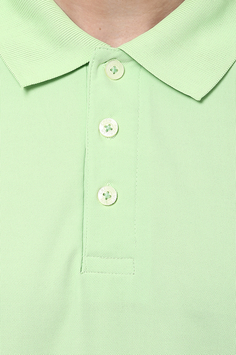 T-Shirts / Polo Collar / Honeycomb / Lettuce Green - 6
