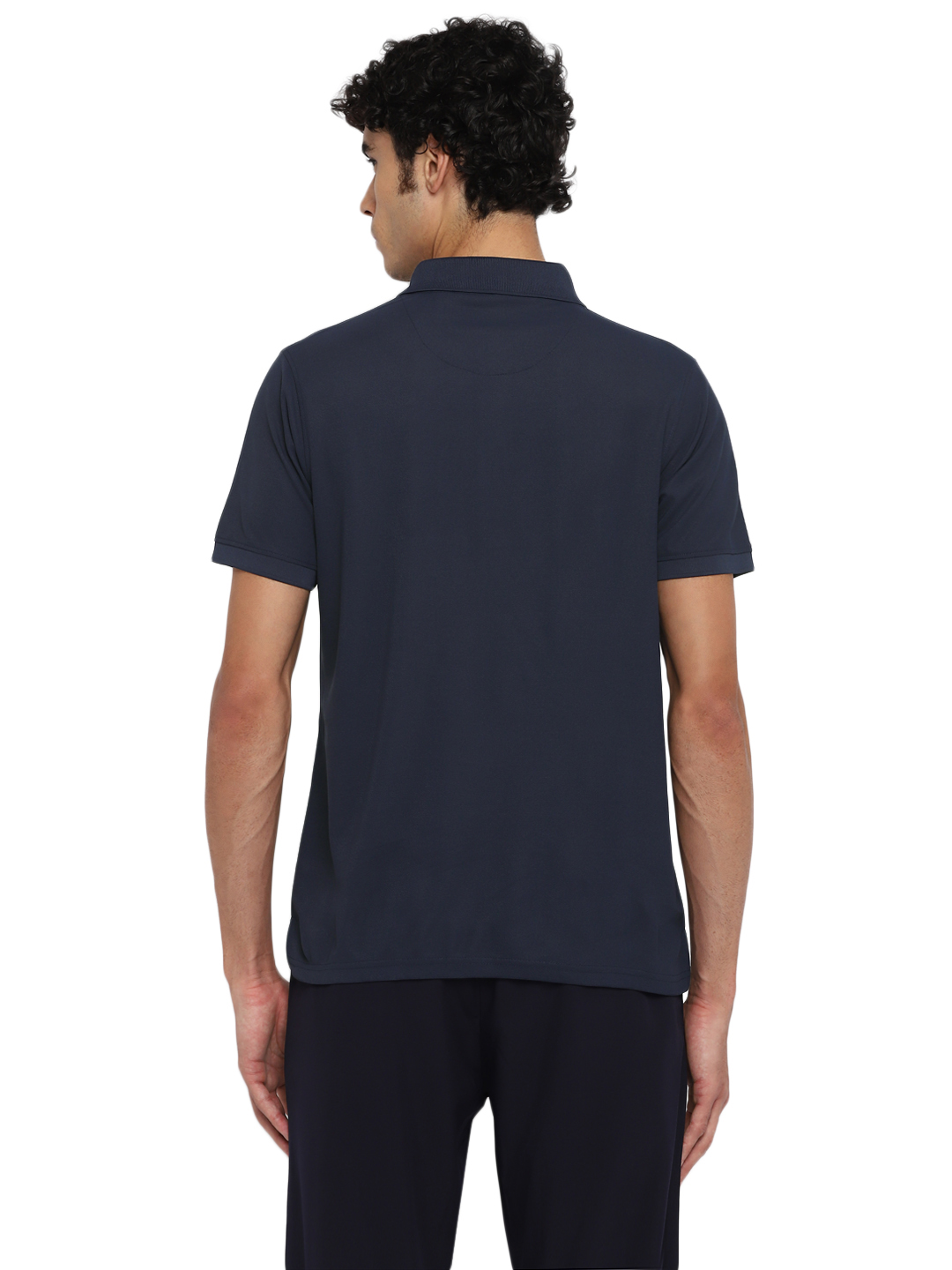 T-Shirts / Polo Collar / Honeycomb / Dark Navy - 2