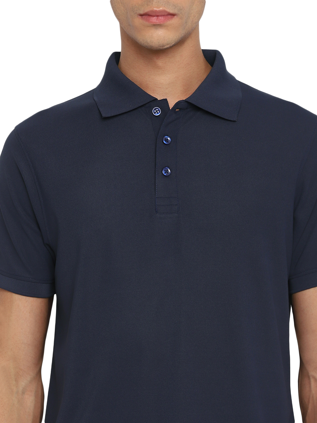 T-Shirts / Polo Collar / Honeycomb / Dark Navy - 5