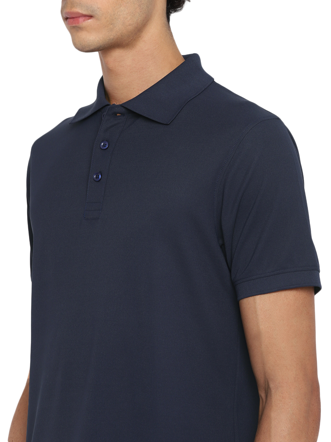 T-Shirts / Polo Collar / Honeycomb / Dark Navy - 6