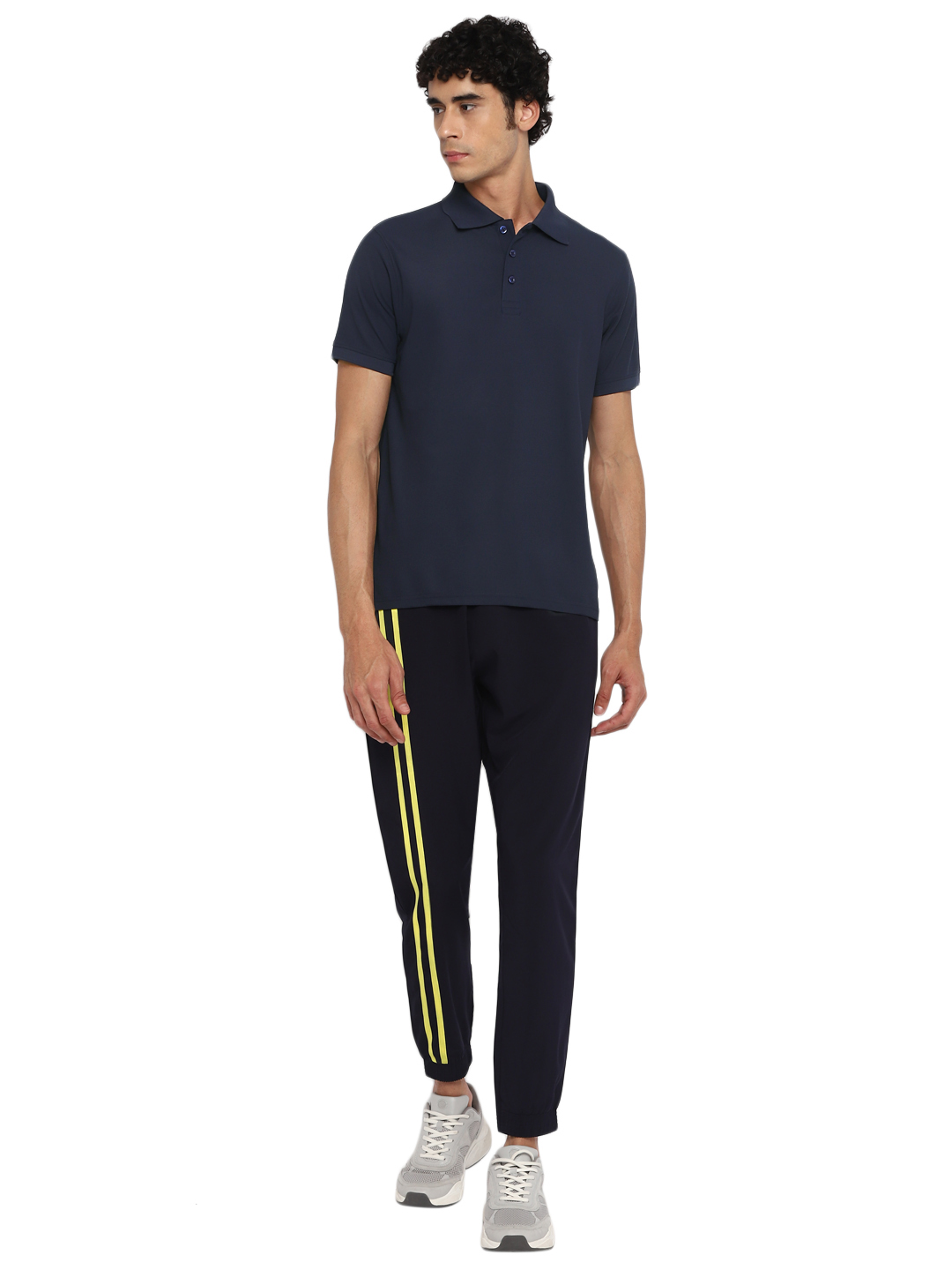 T-Shirts / Polo Collar / Honeycomb / Dark Navy - 7