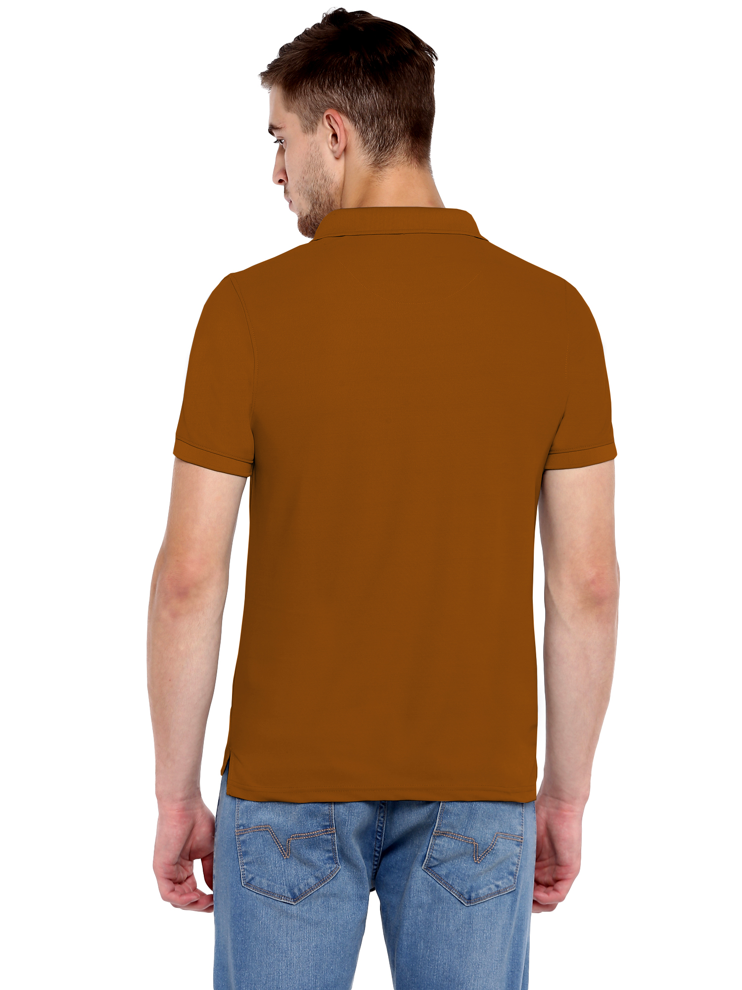 T-Shirts / Polo Collar / Honeycomb / Caramel - 2