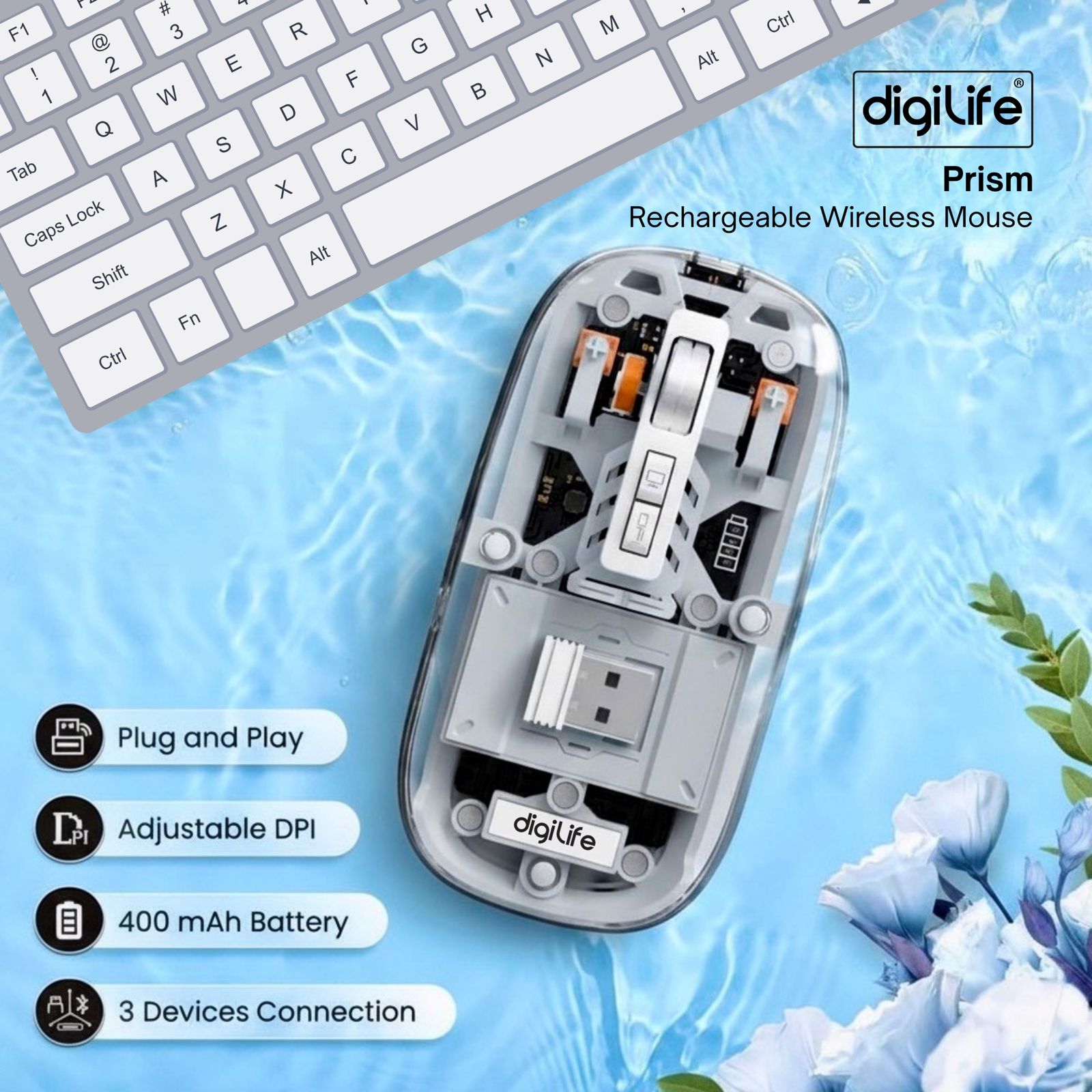 Digilife Prism Rechargeable Wireless Mouse