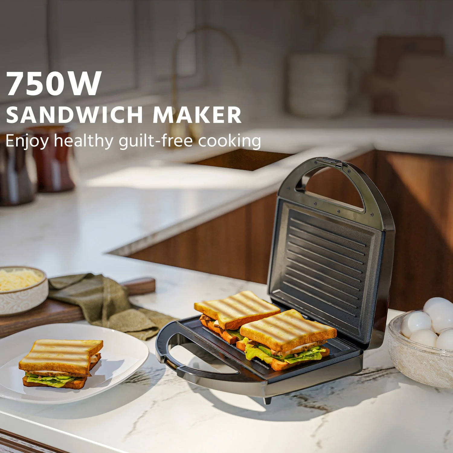 Lifelong Classic Pro 750W Sandwich Griller - 2