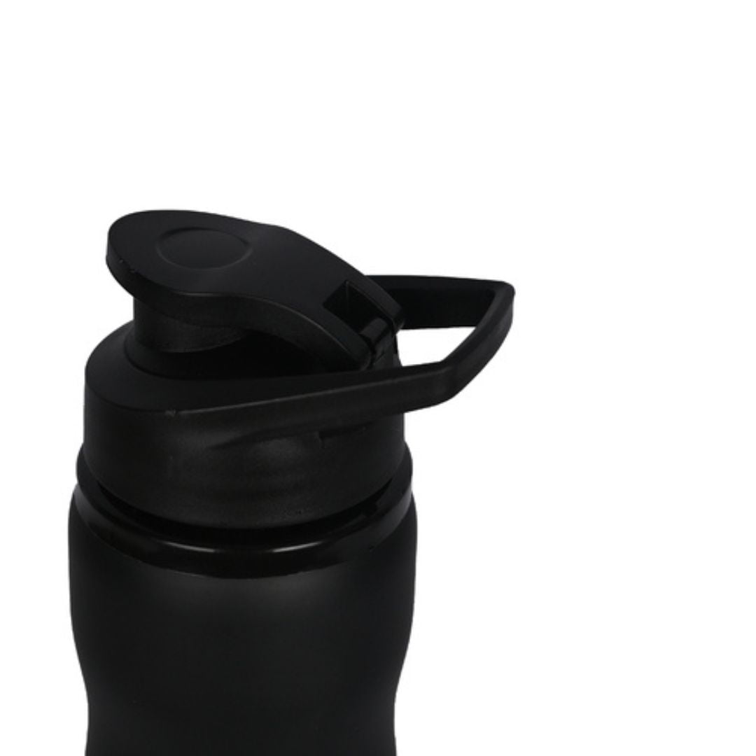Black Matte Sporty Stainless Steel Bottle (750ml) - 3