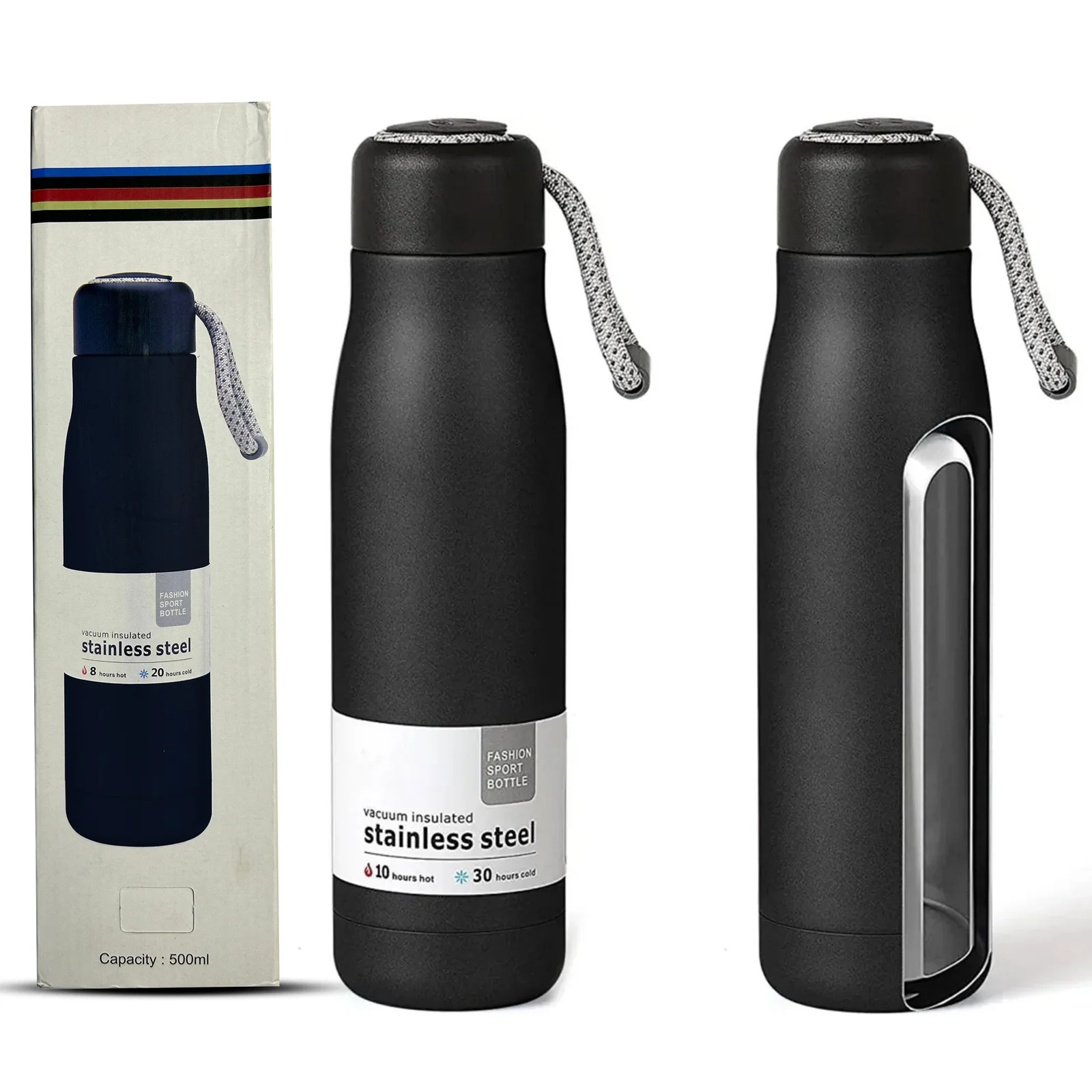 Vacuum Insulated Stainless Steel Bottle (550ml) - 6