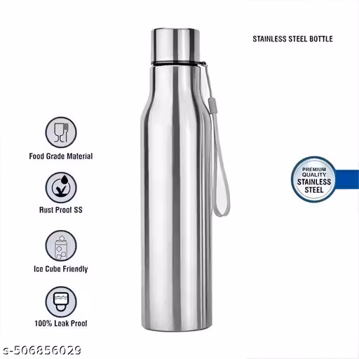 Stainless Steel Single Wall Water Bottle (1000ml)