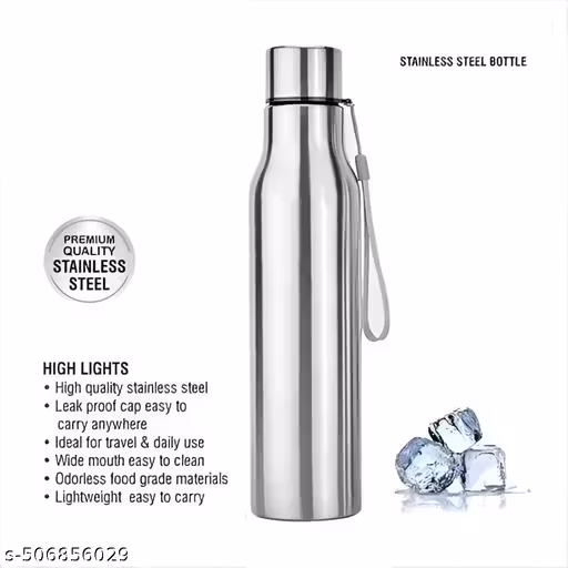 Stainless Steel Single Wall Water Bottle (1000ml) - 3