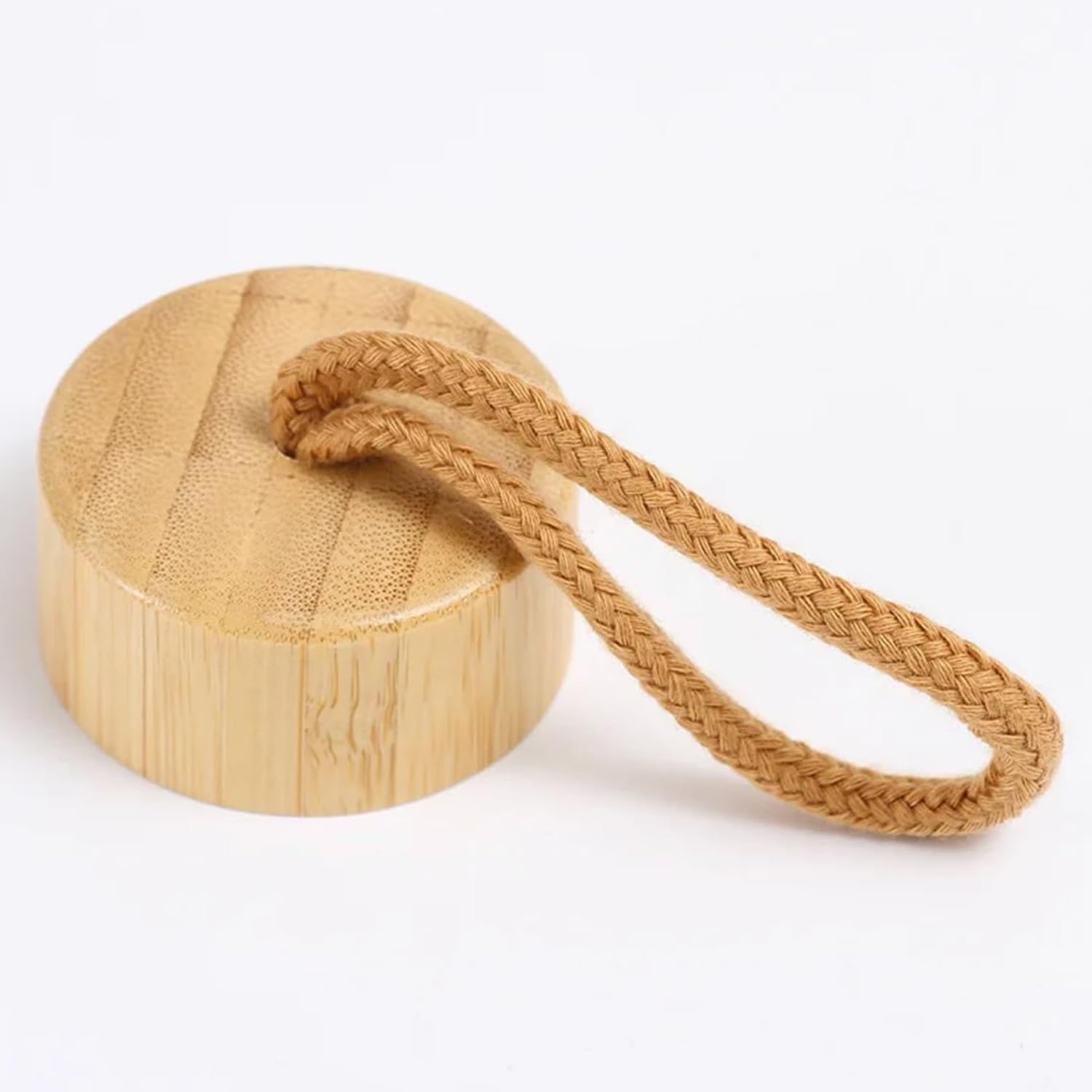 Black Stainless Steel Vacuum Bottle with Eco-Friendly Bamboo Lid (500ml) - 6