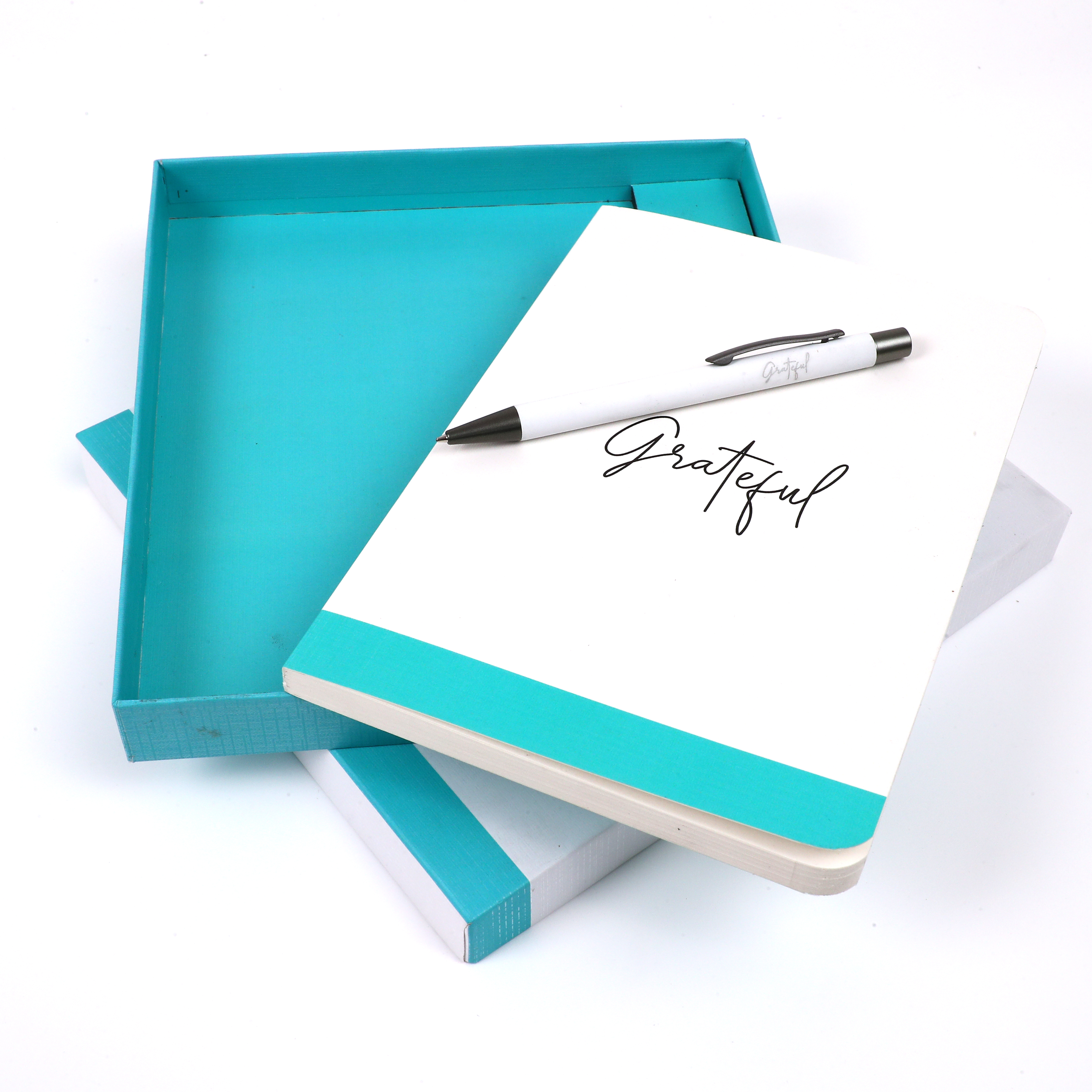 Combo Set of 2 | Metal Pen & Premium Notebook (Grateful) - 2