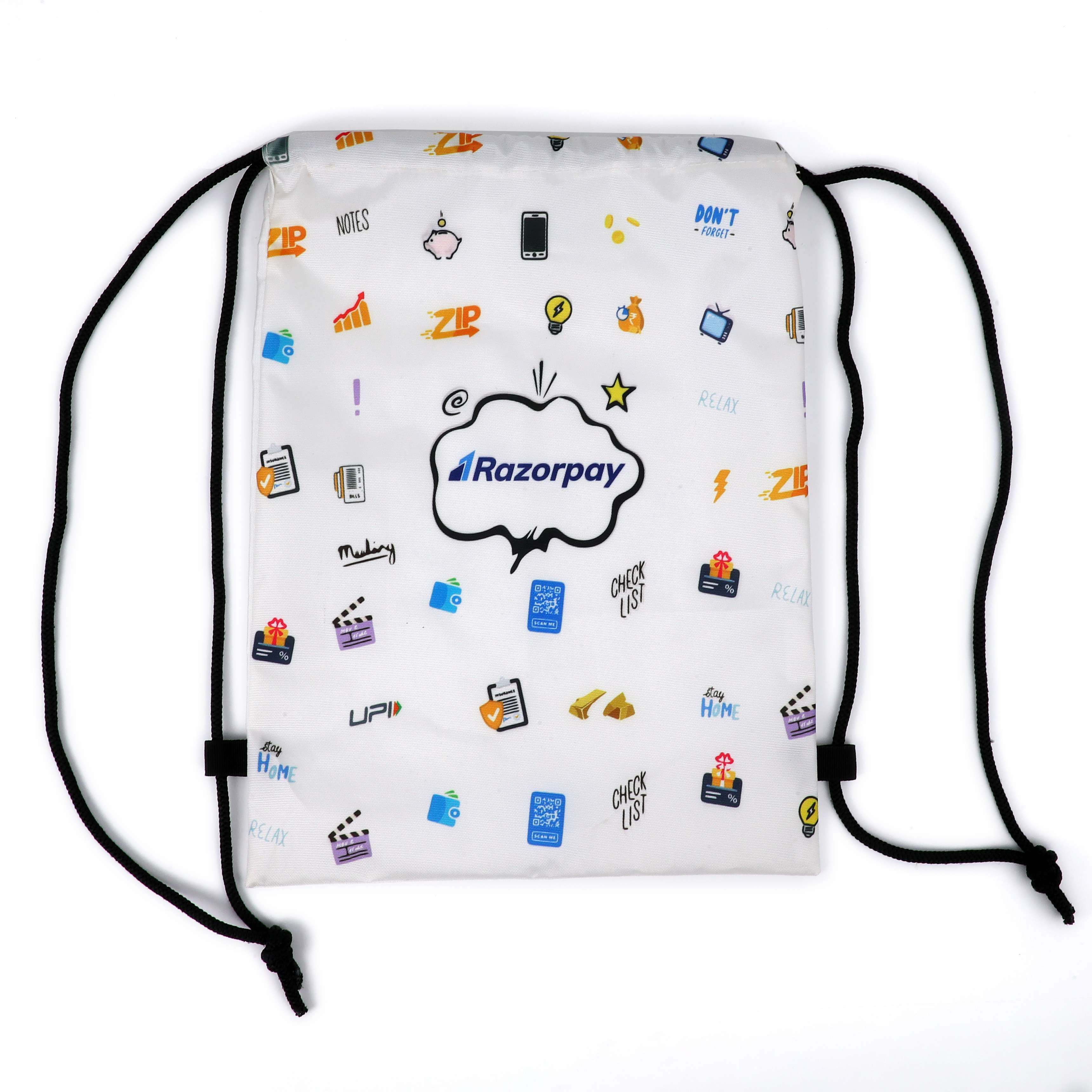 Polyester Sublimation Drawstring Bag (RazorPay)