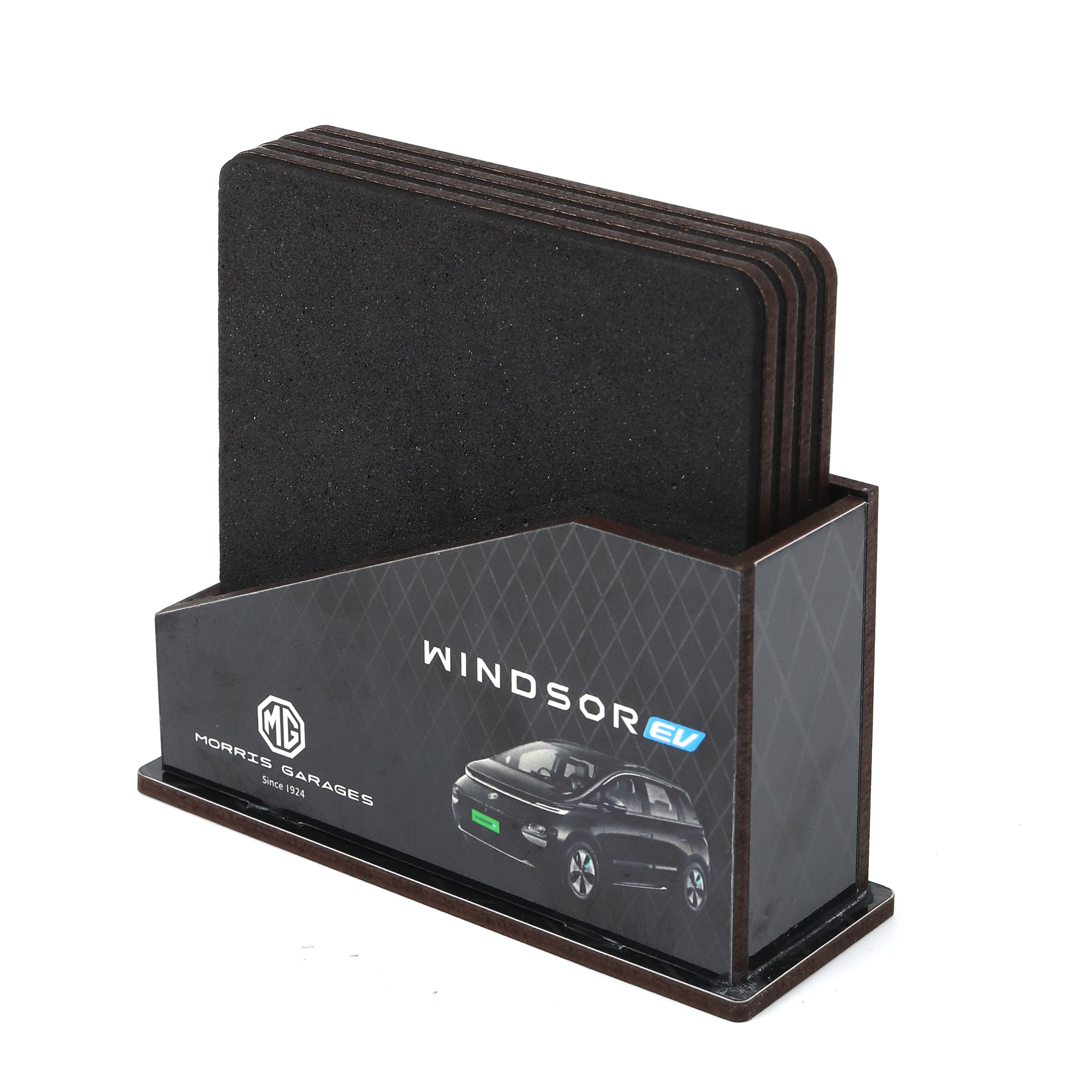 Tea Coaster - 4 Pcs with Holder (MG Windsor) - 2