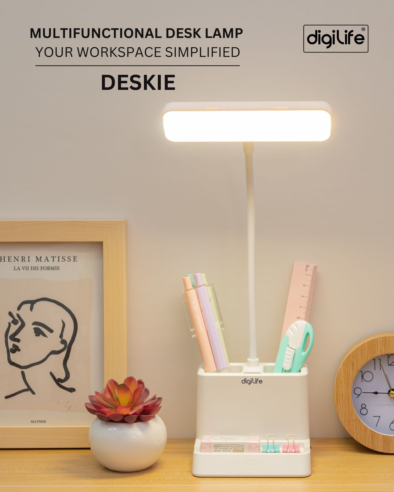 Digilife Deskie Multifunctional Desk Lamp - 4