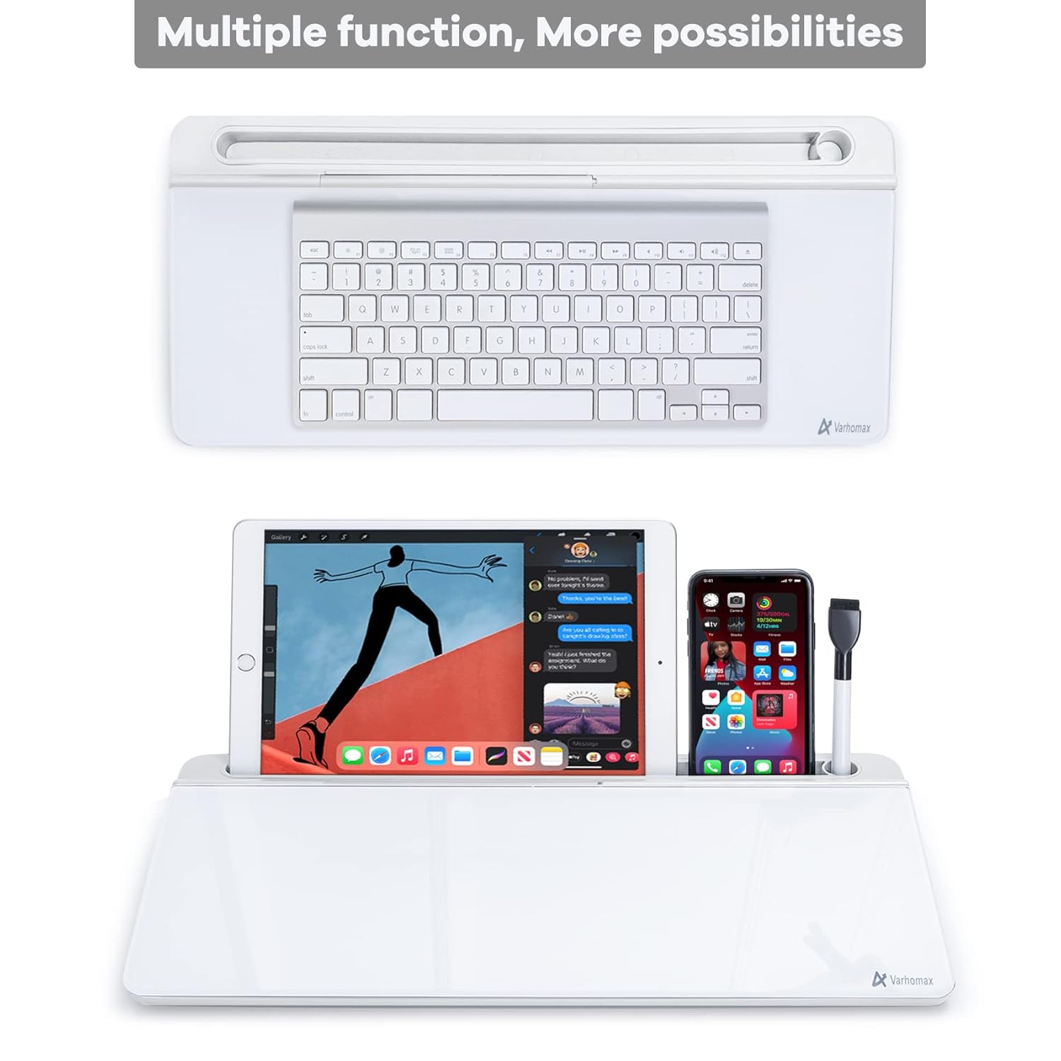 Desk Whiteboard with Storage - 4