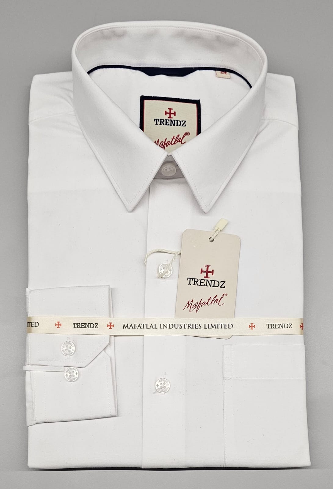 Anti Stain Formal Shirts by Mafatlal (White) - 4