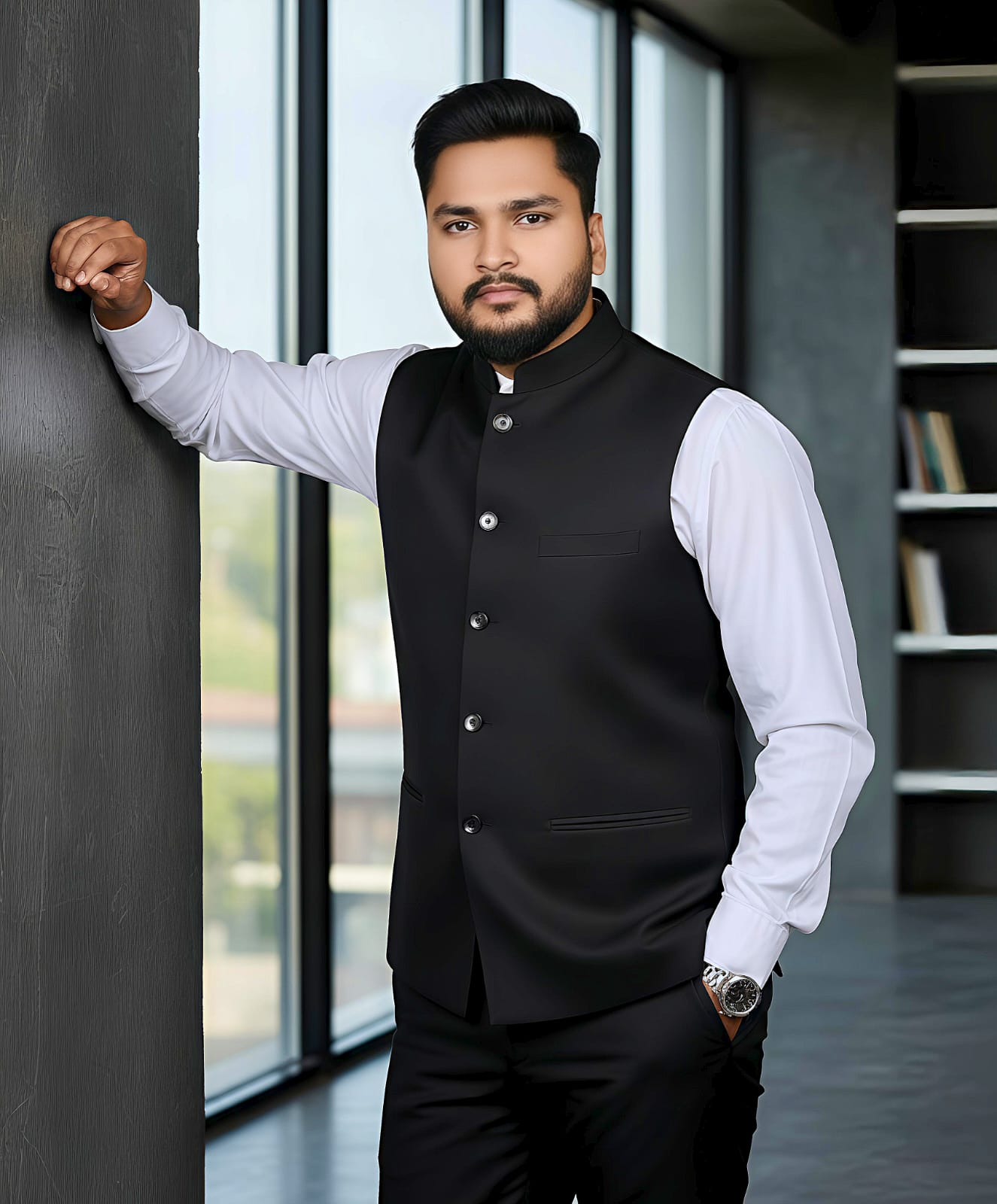 Jackets by Mafatlal (Black) - 2