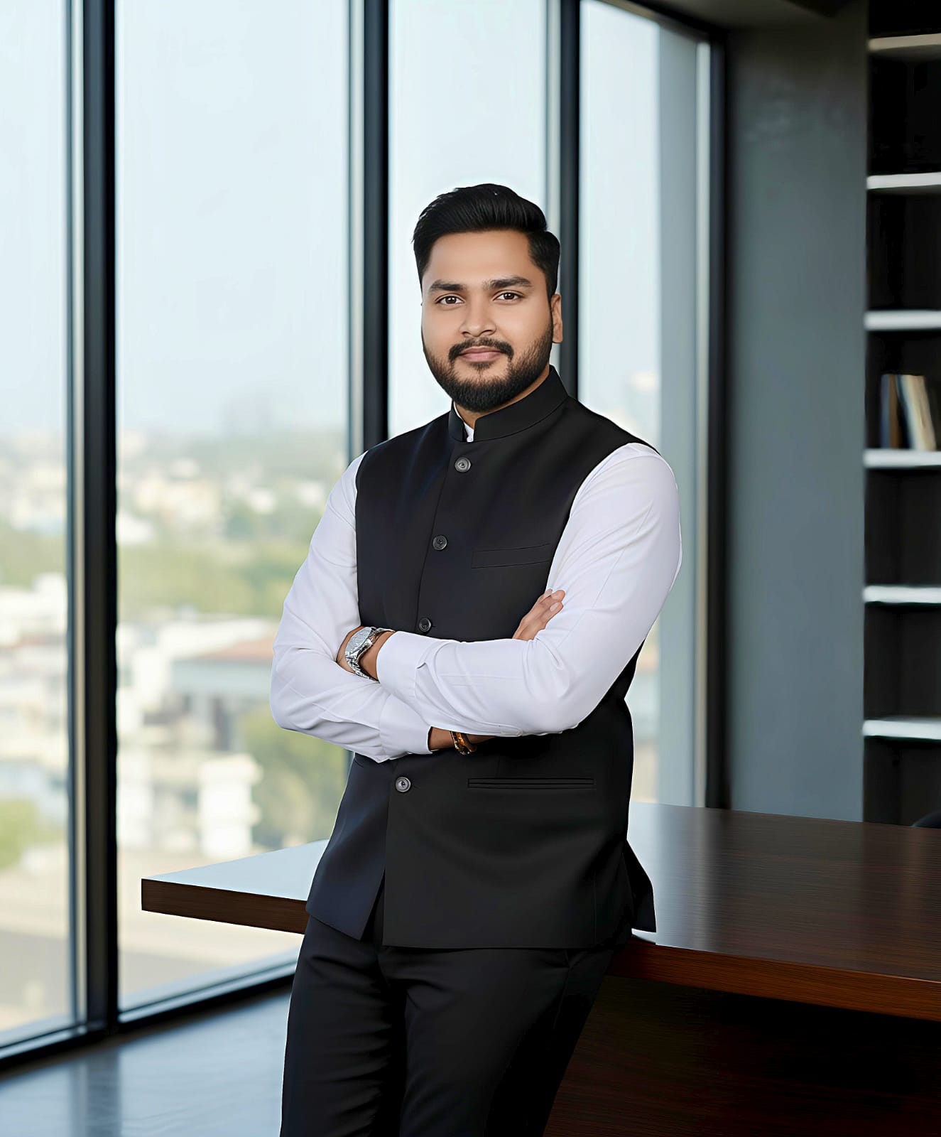 Jackets by Mafatlal (Black) - 4