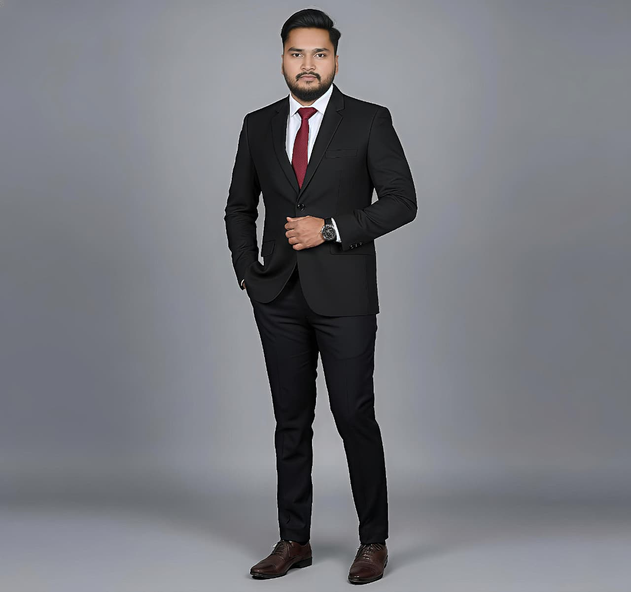 Blazers by Mafatlal (Black) - 2