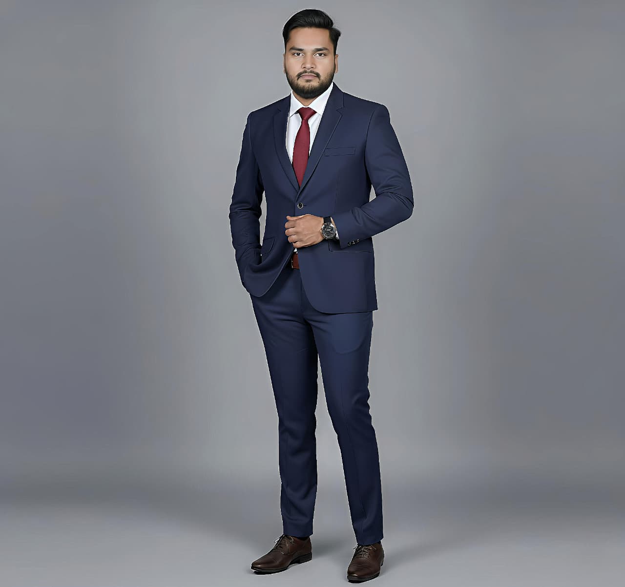 Blazers by Mafatlal (Navy Blue) - 4