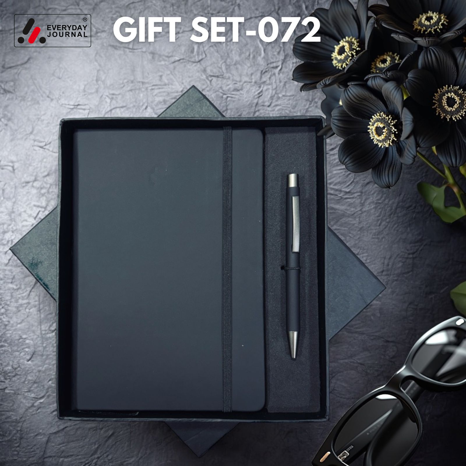 Gift Set 072 : Notebook & Pen (Black)