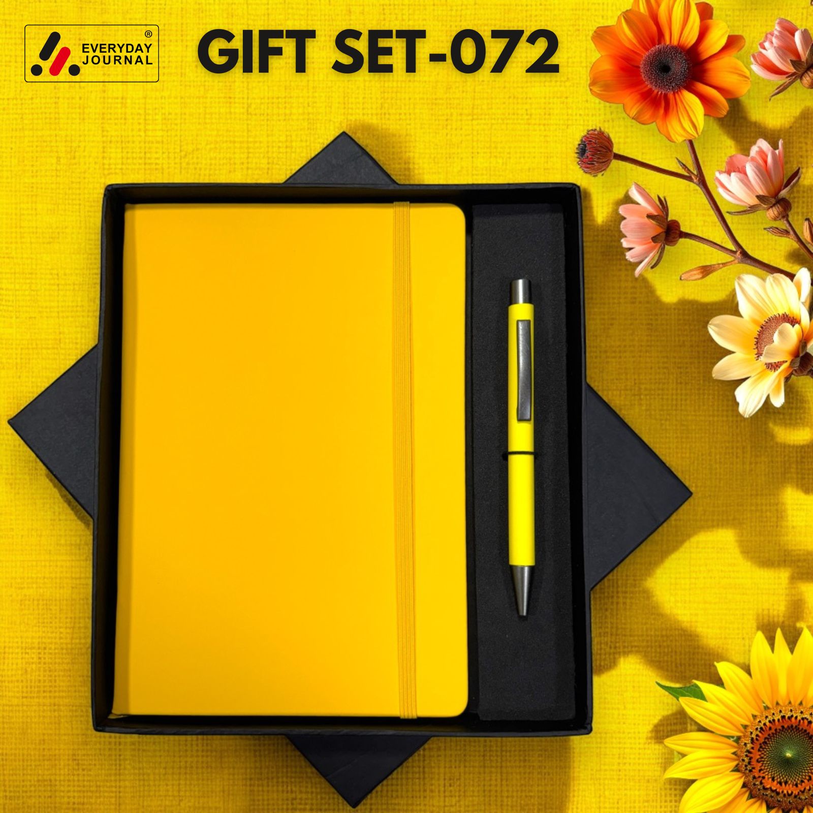 Gift Set 072 : Notebook & Pen (Yellow)