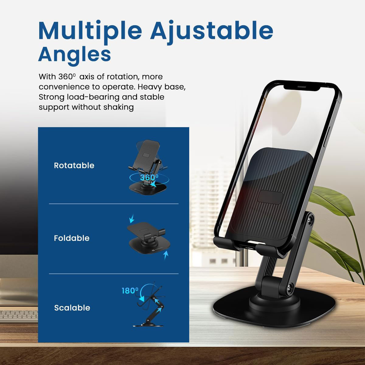 360° Rotatable Phone Stand - 5
