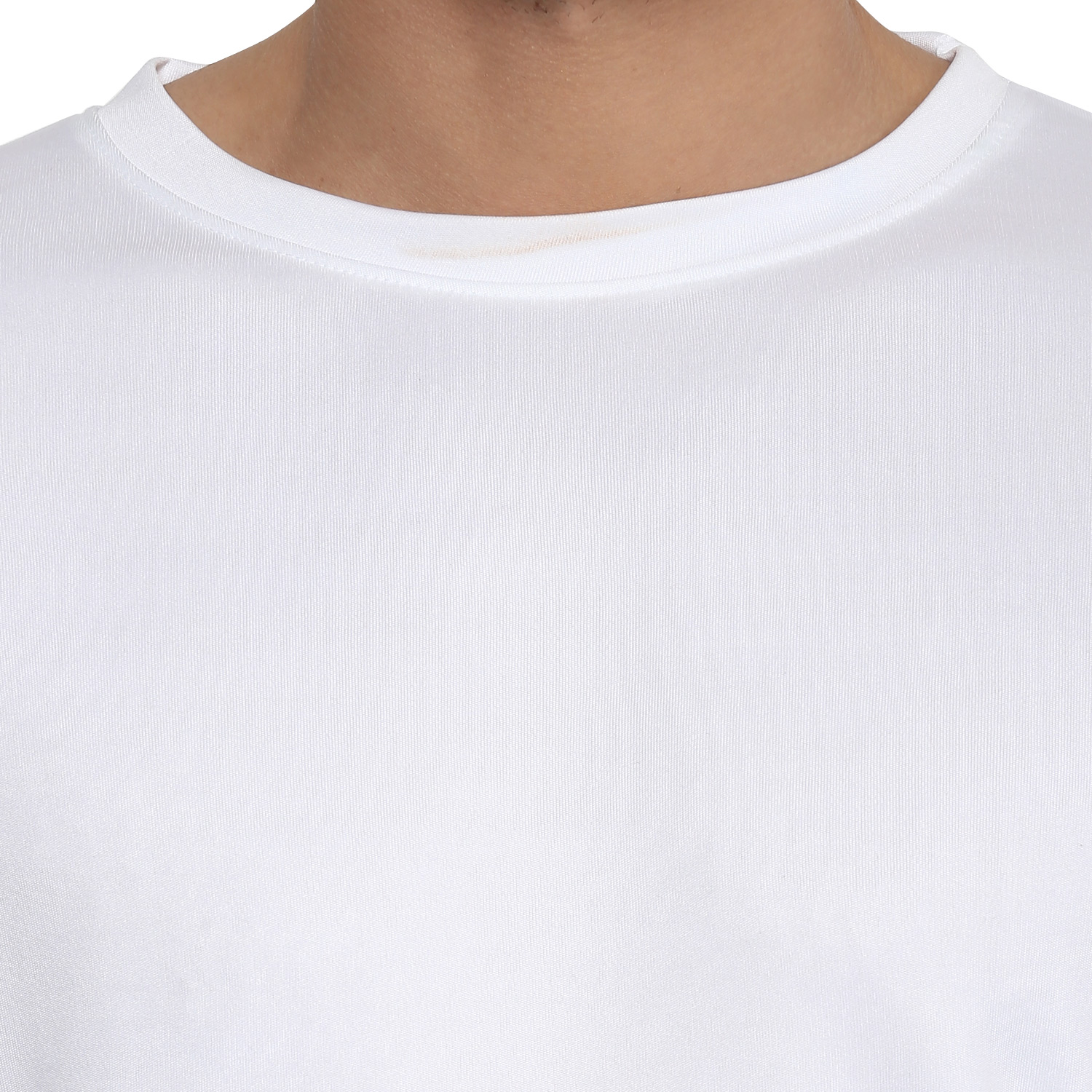 T-Shirts / Round Neck / Micro Polyester / White - 6