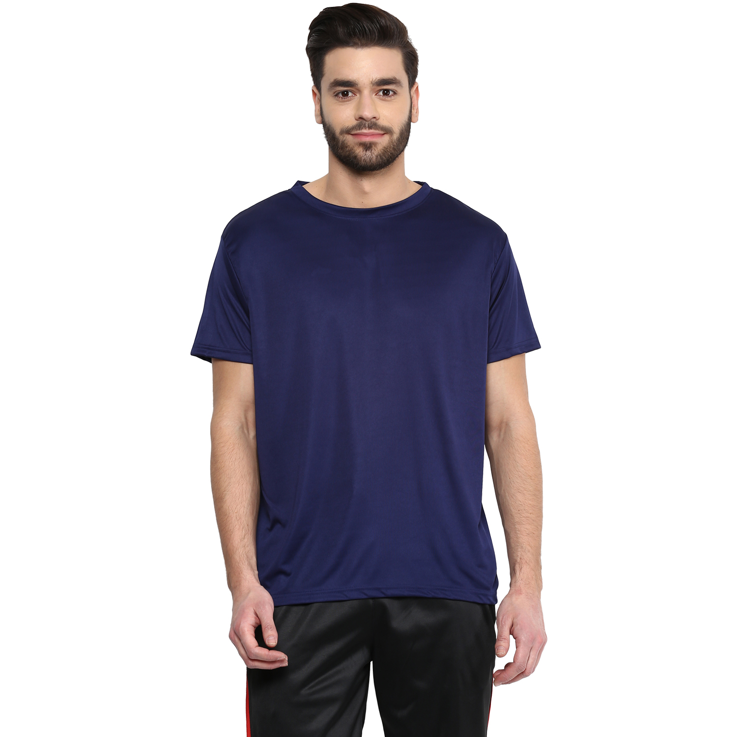 T-Shirts / Round Neck / Micro Polyester / Dark Navy