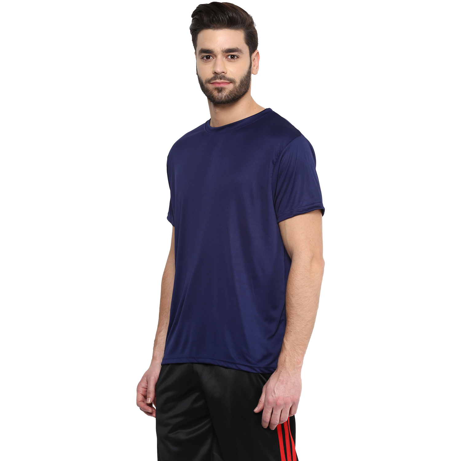 T-Shirts / Round Neck / Micro Polyester / Dark Navy - 2