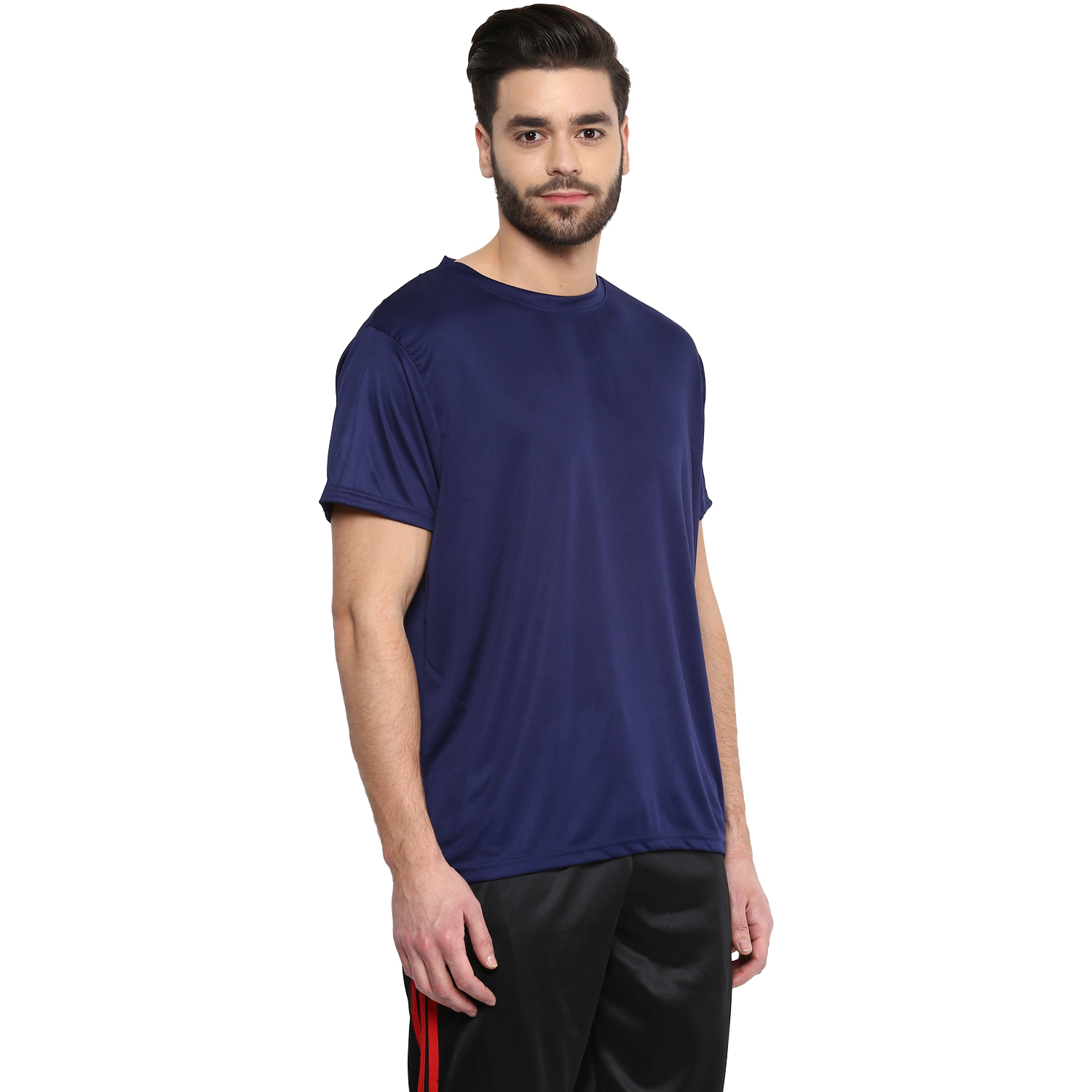 T-Shirts / Round Neck / Micro Polyester / Dark Navy - 4