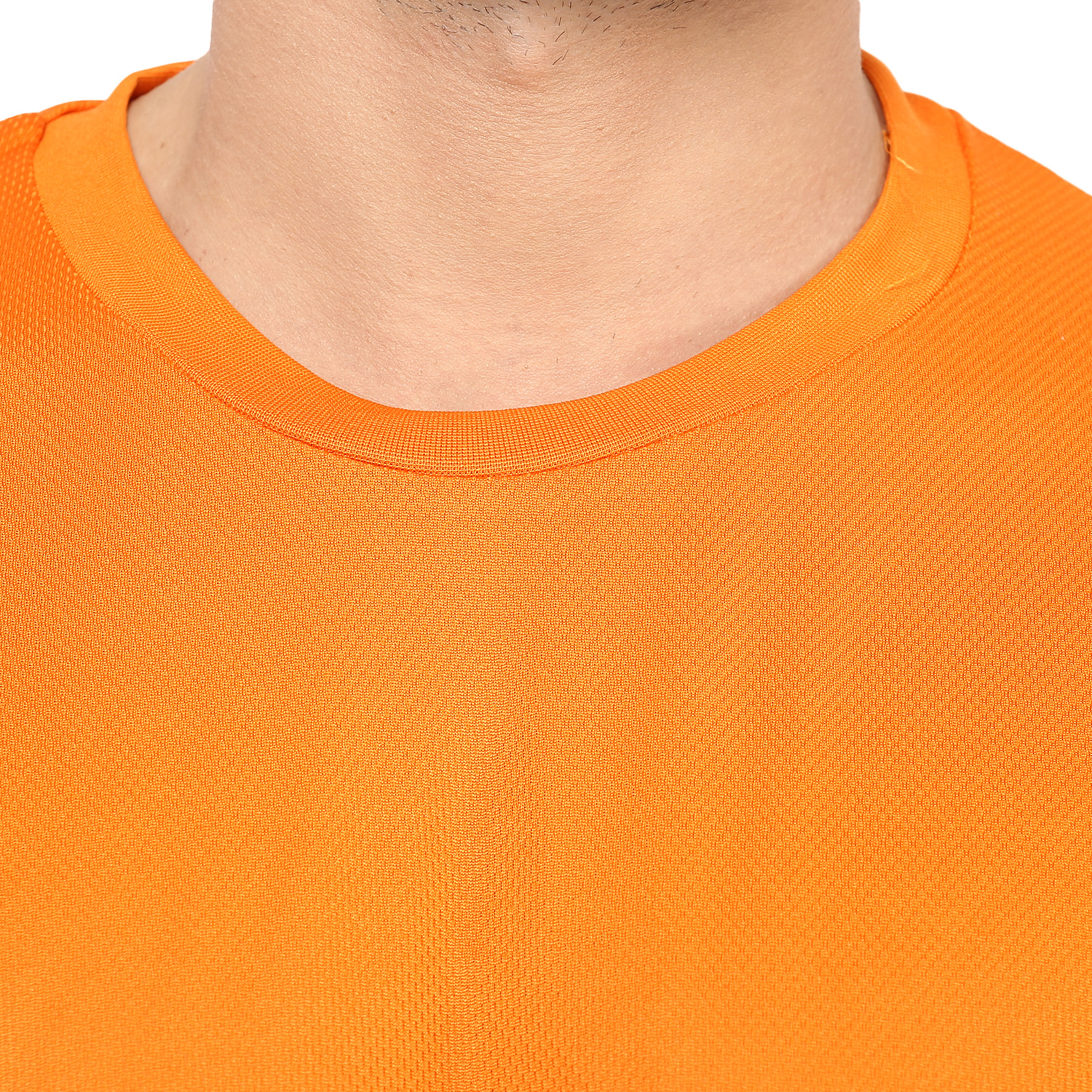 T-Shirts / Round Neck / Micro Polyester / Orange - 6