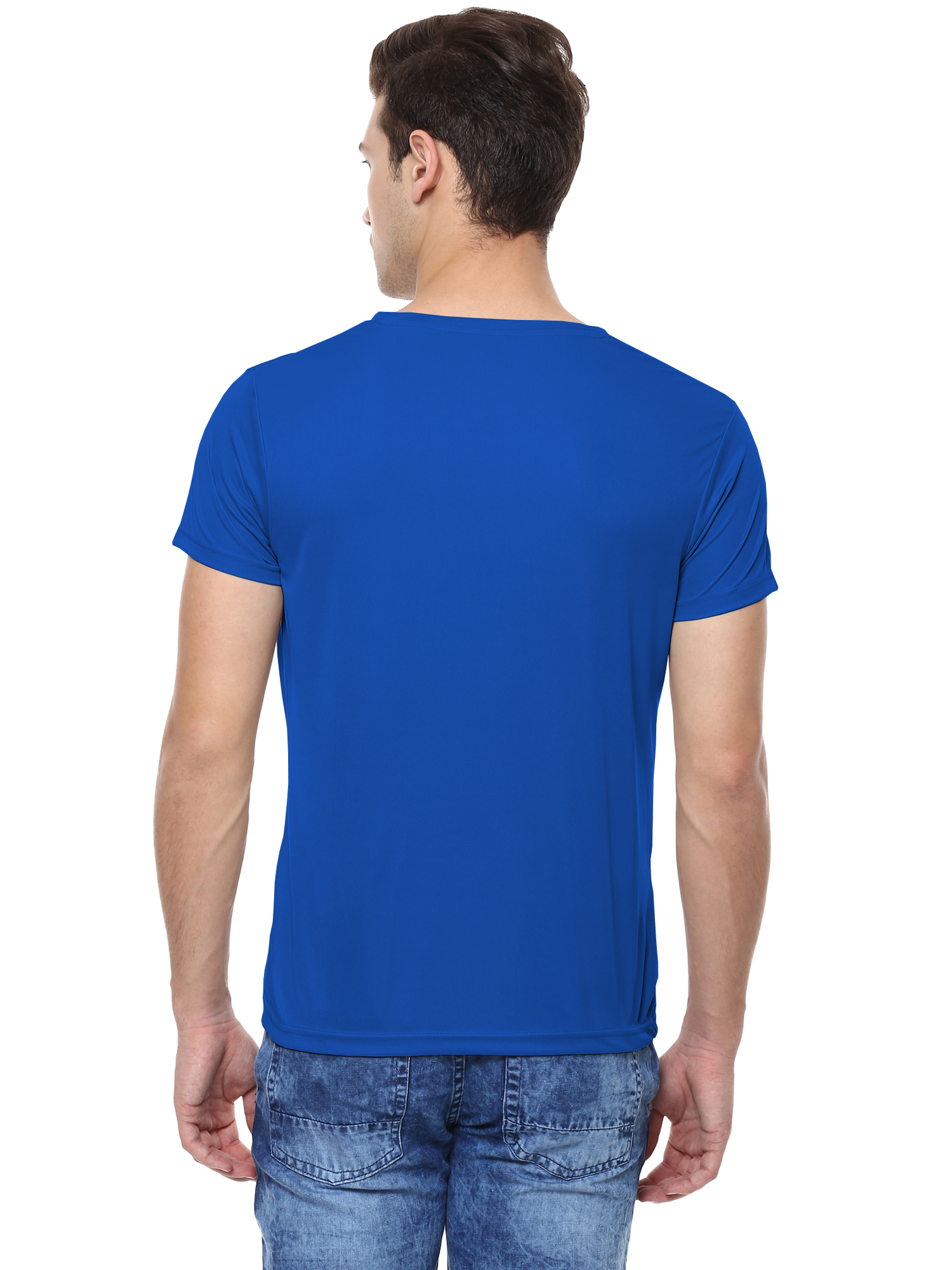 T-Shirts / Round Neck / Micro Polyester / Royal Blue - 3