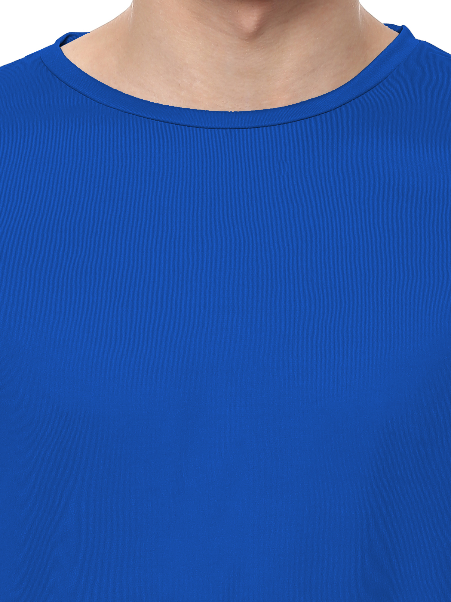 T-Shirts / Round Neck / Micro Polyester / Royal Blue - 6